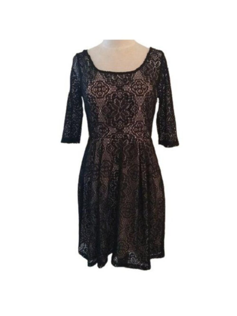 Betsey Johnson Black Lace Dress, size 6